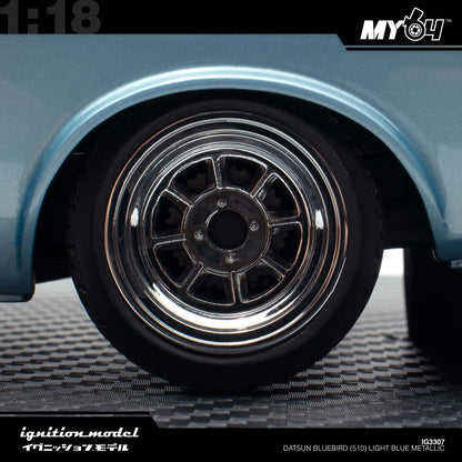 [Ignition Model] Datsun Bluebird (510) - Light Blue Metallic