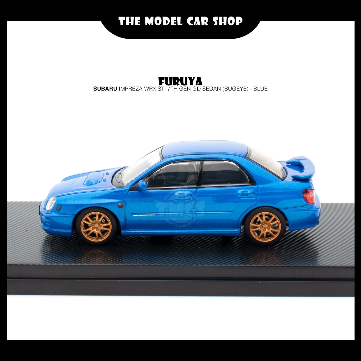 [Furuya] Subaru Impreza WRX STI 7th Gen GD Sedan (Bugeye) - Blue