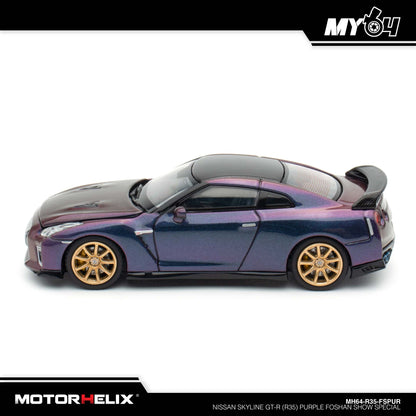 [Motorhelix] Nissan Skyline GT-R (R35) - Purple FOSHAN SHOW SPECIAL