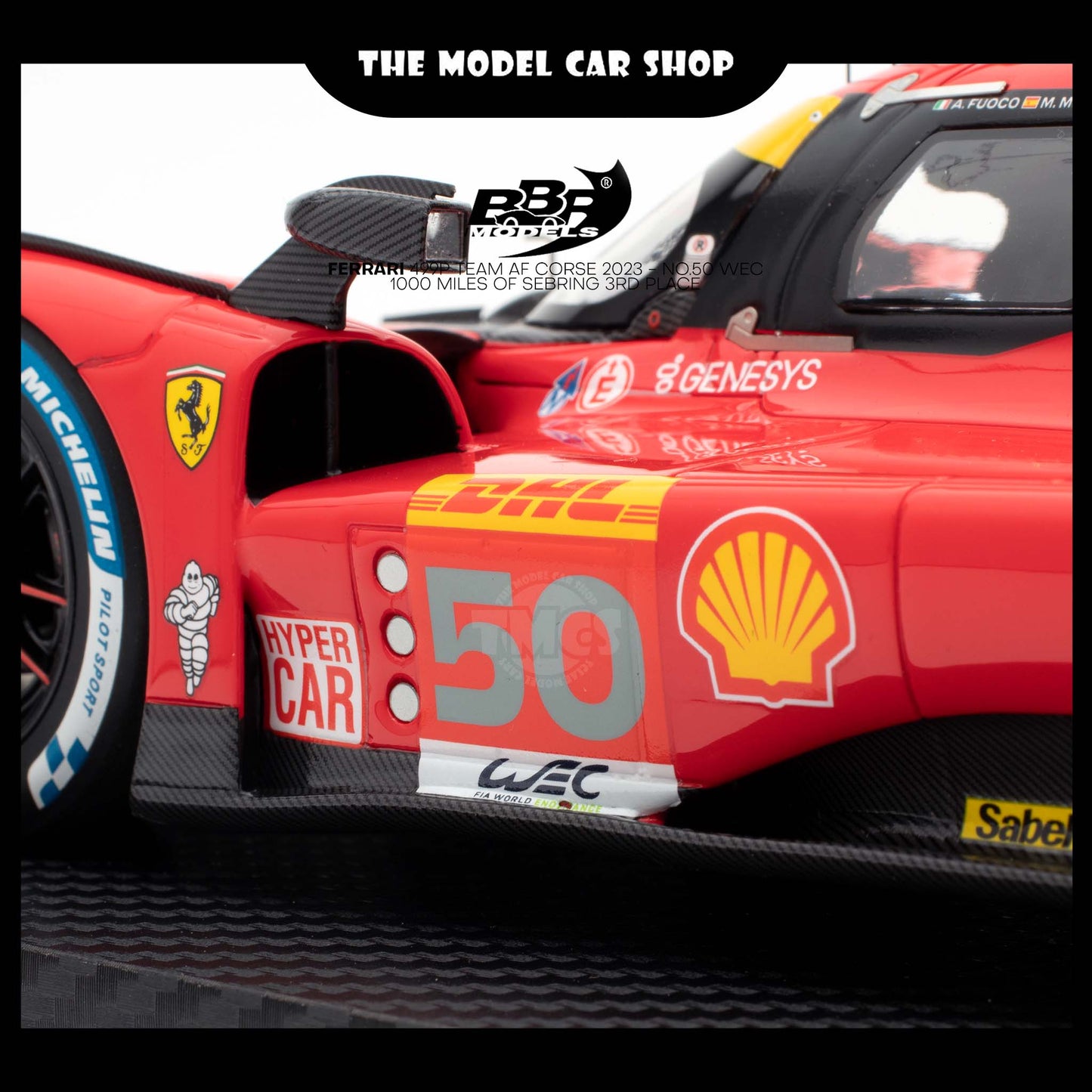 [BBR] Ferrari 499P Team AF Corse 2023 - No.50 WEC 1000 Miles of Sebring 3rd Place