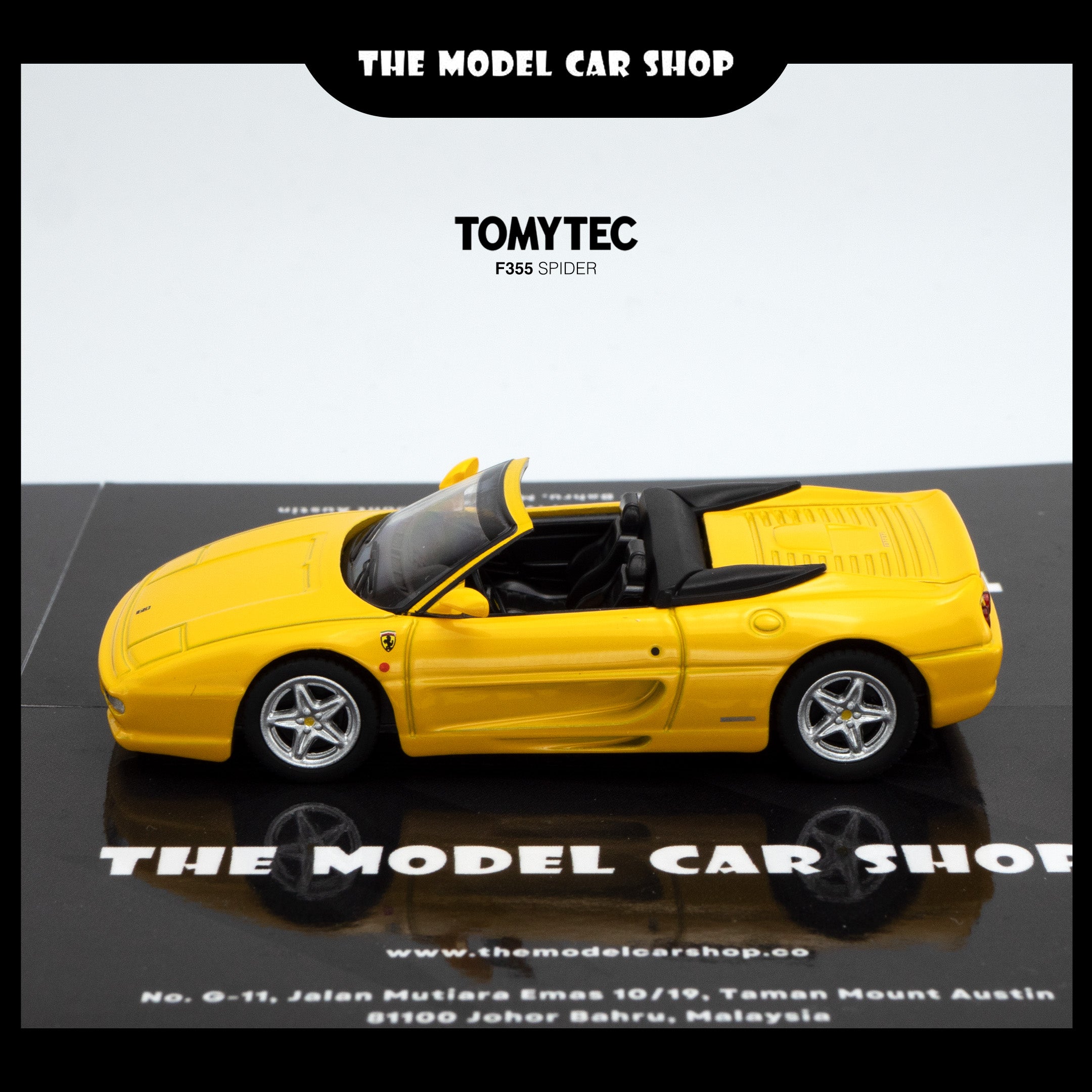TLVN] Ferrari F355 Spider - Yellow | The Model Car Shop