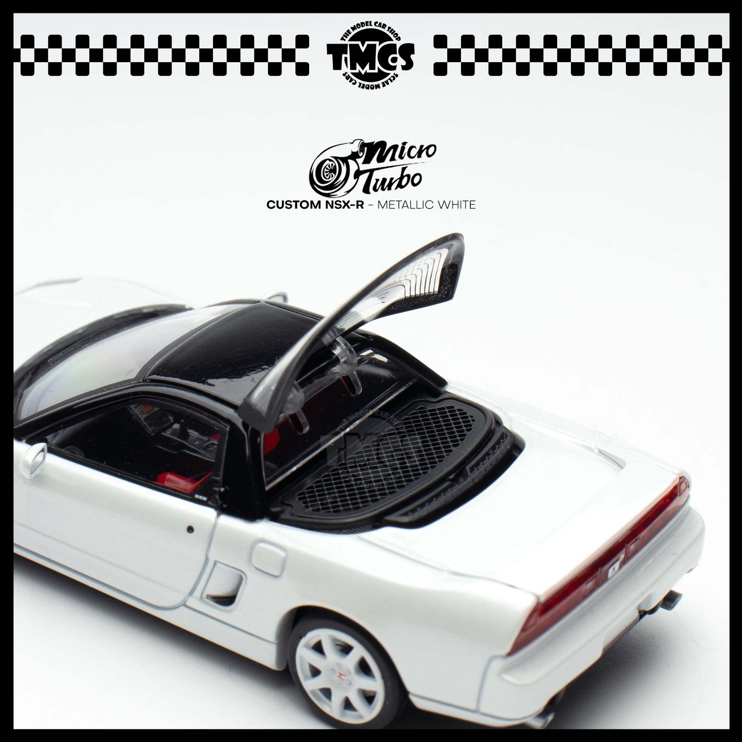 [Micro Turbo] Custom NSX-R - Metallic White