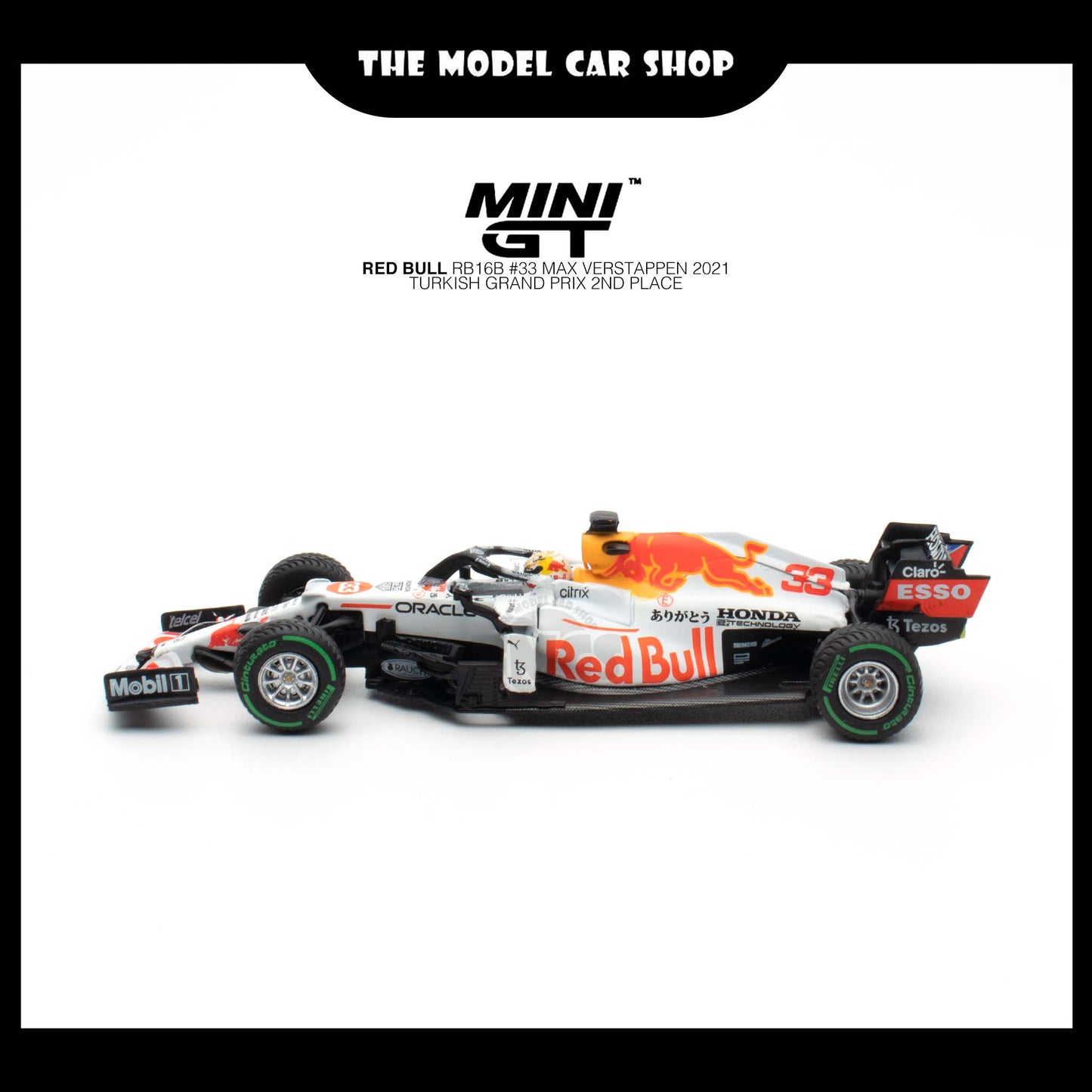 [MINI GT] Red Bull RB16B #33 Max Verstappen 2021 Turkish Grand Prix 2nd Place