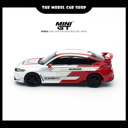 [Mini GT] Honda Civic Type R #2 2023 Pace Car - White