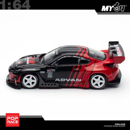 [Pop Race]  1:64 Pandem Toyota GR86 - Advan