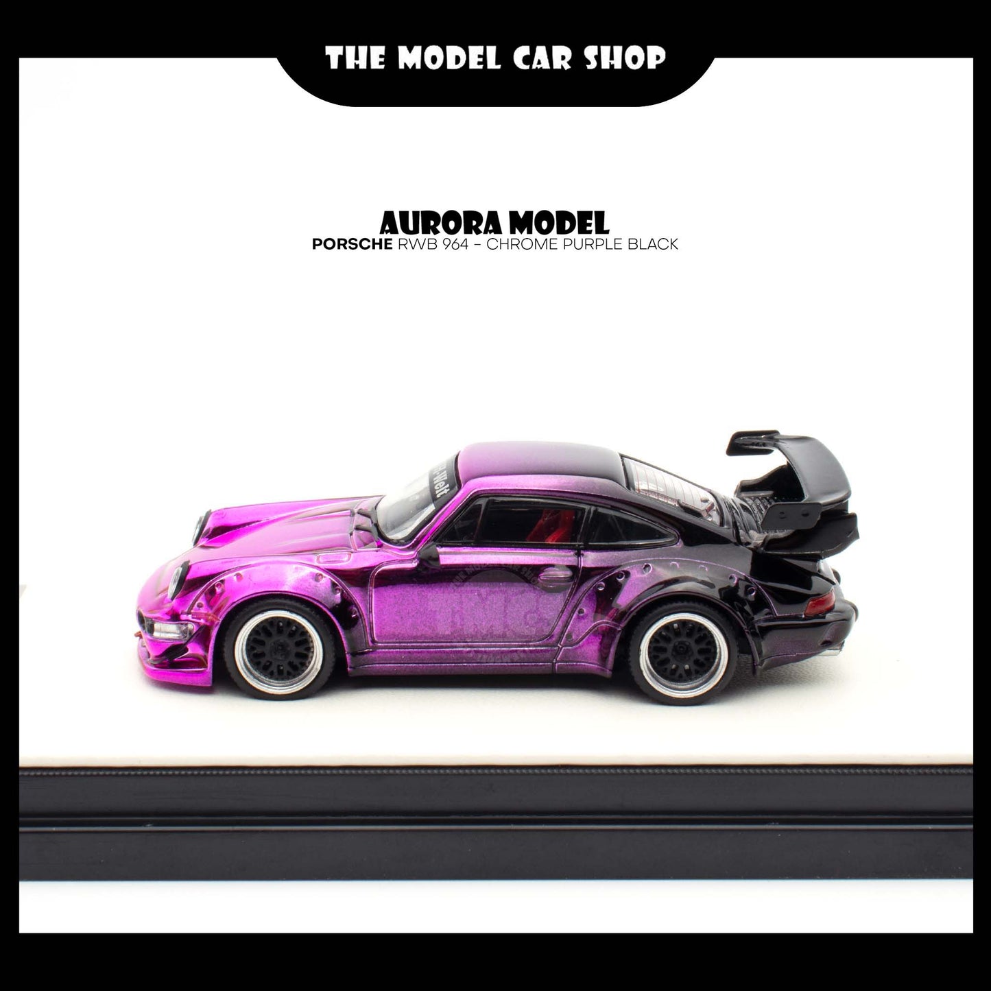 [Aurora Model] Porsche RWB 964 - Chrome Purple Black