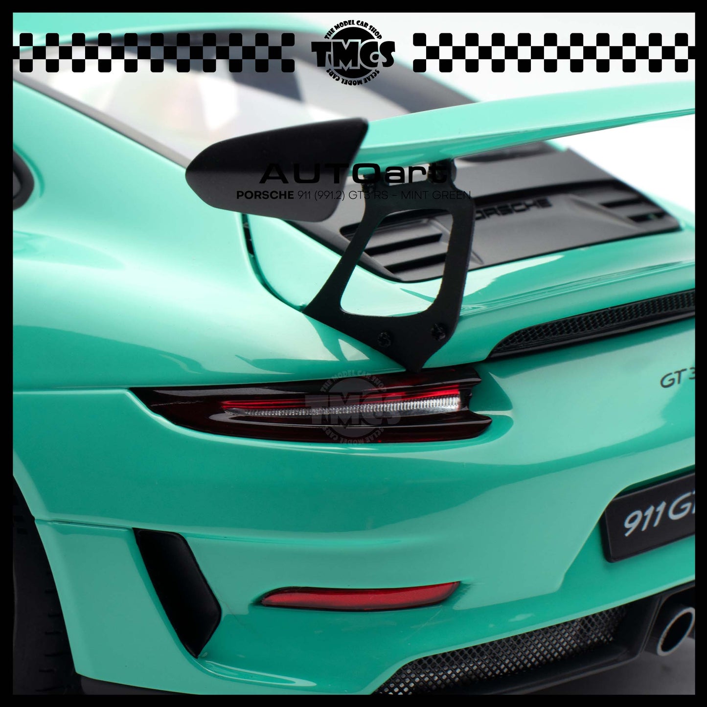 [Auto Art] 1:18 Porsche 911 (991.2) GT3 RS - Mint Green