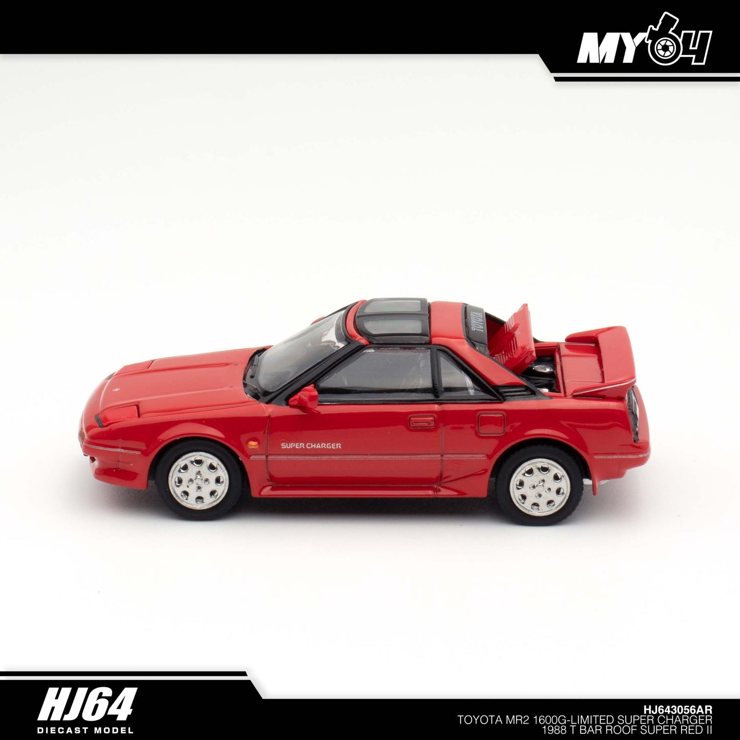 [Hobby Japan] Toyota MR2 1600G-LIMITED SUPER CHARGER 1988 T BAR ROOF - Super Red II