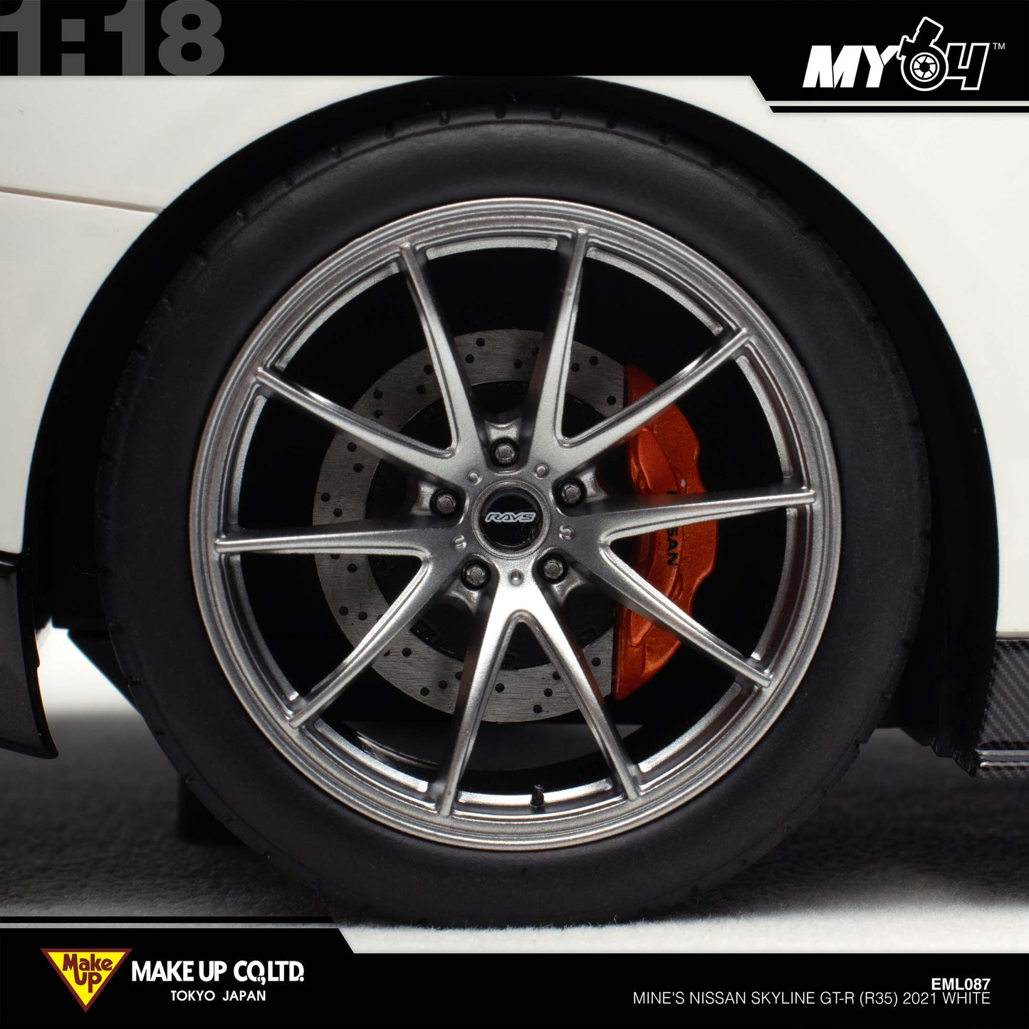 [Make Up] Mine's Nissan Skyline GT-R (R35) 2021 - White