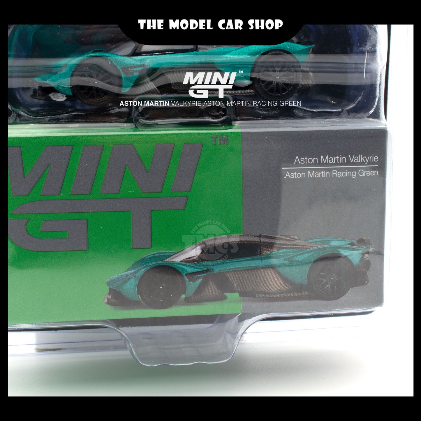 [MINI GT] Aston Martin Valkyrie Aston Martin Racing - Green (Mijo Exclusive)