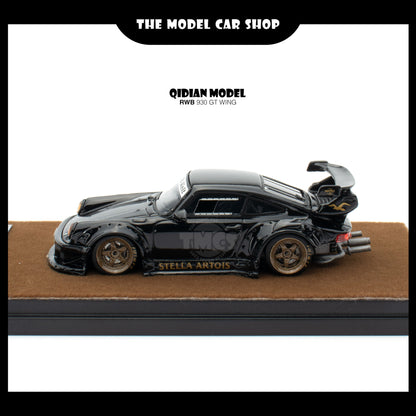 [Qi Dian] Resin RWB 930 GT Wing - Bright Black