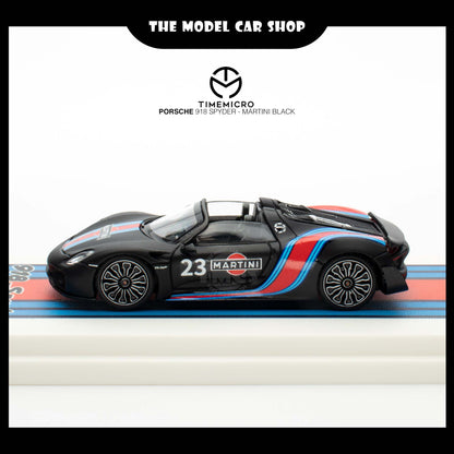 [Time Micro] Porsche 918 Spyder - Martini Black