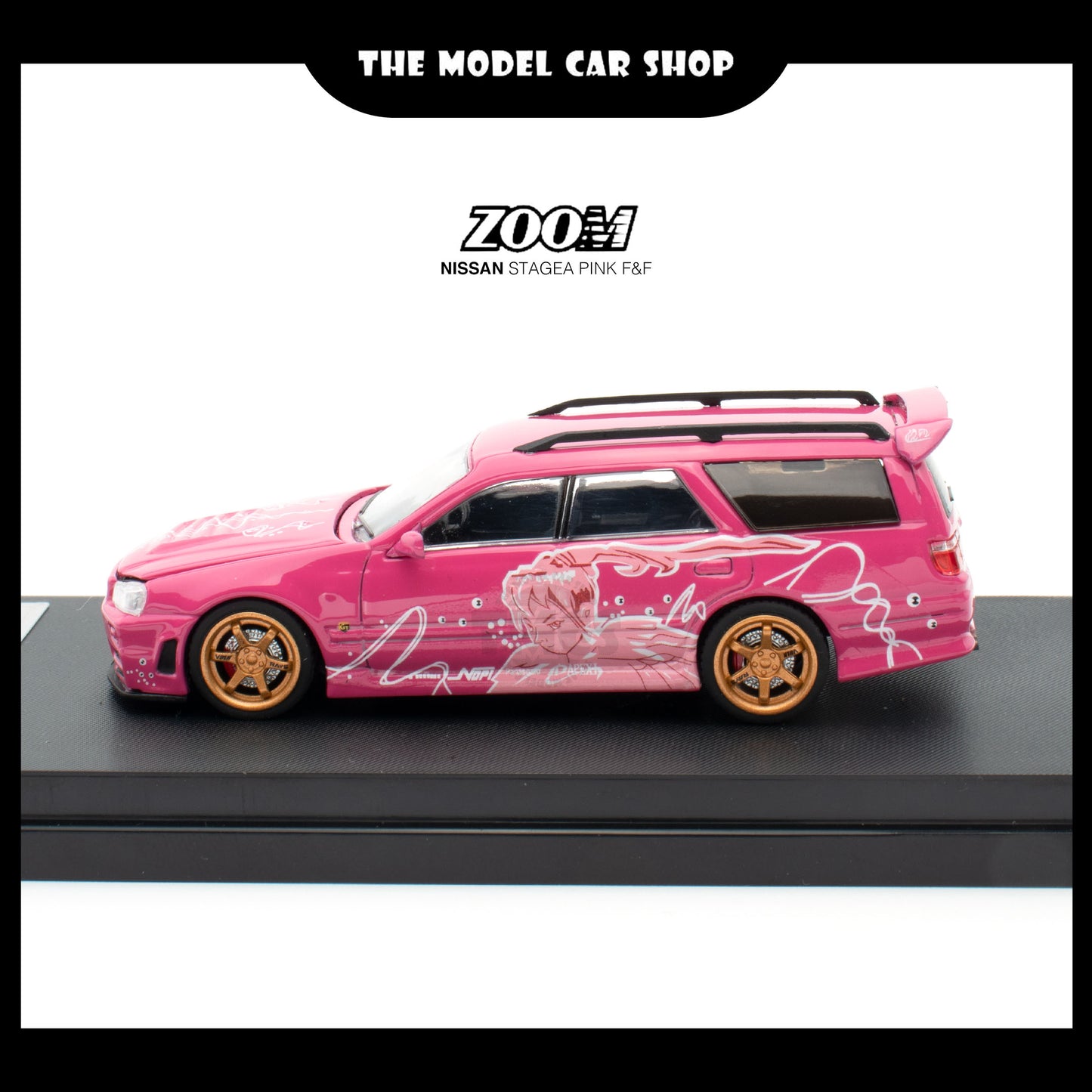 [Zoom] Nissan Stagea - Pink F&F