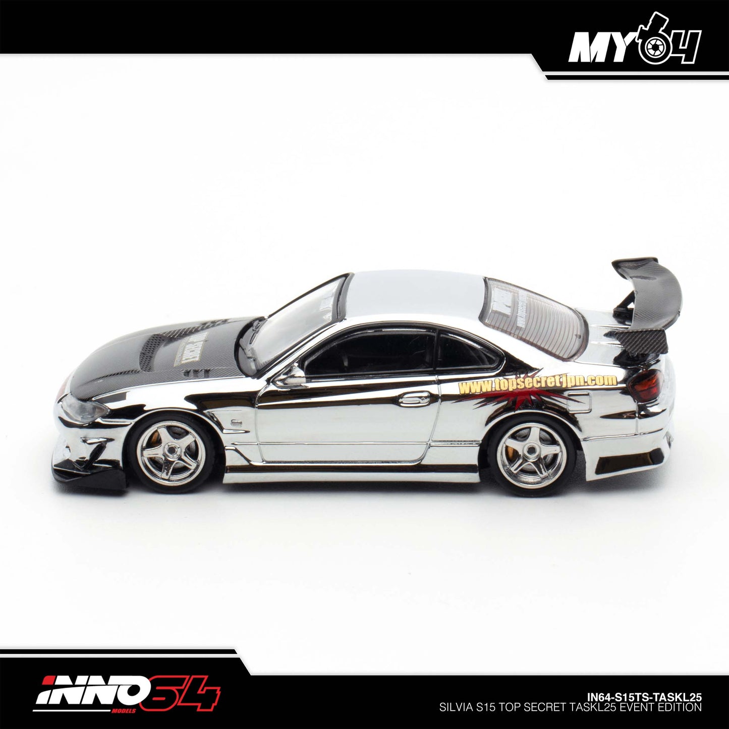 [INNO64] Silvia S15 Top Secret - Chrome Silver (TASKL25)