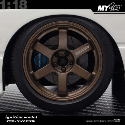 [Ignition Model] 1:18 Nissan 180SX Type X (RPS13) - White