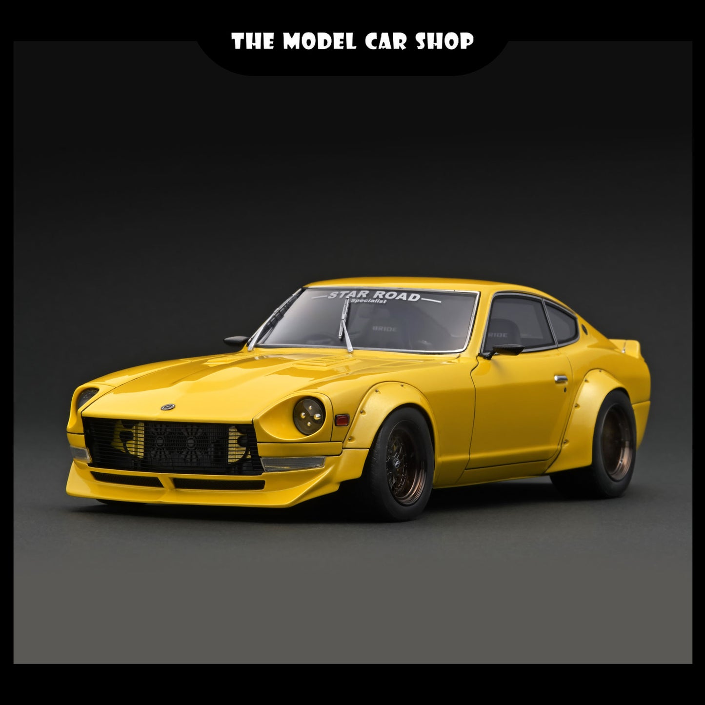 [Ignition Model] Nissan Fairlady Z (S30) STAR ROAD Yellow Metallic With Mr. Inoue