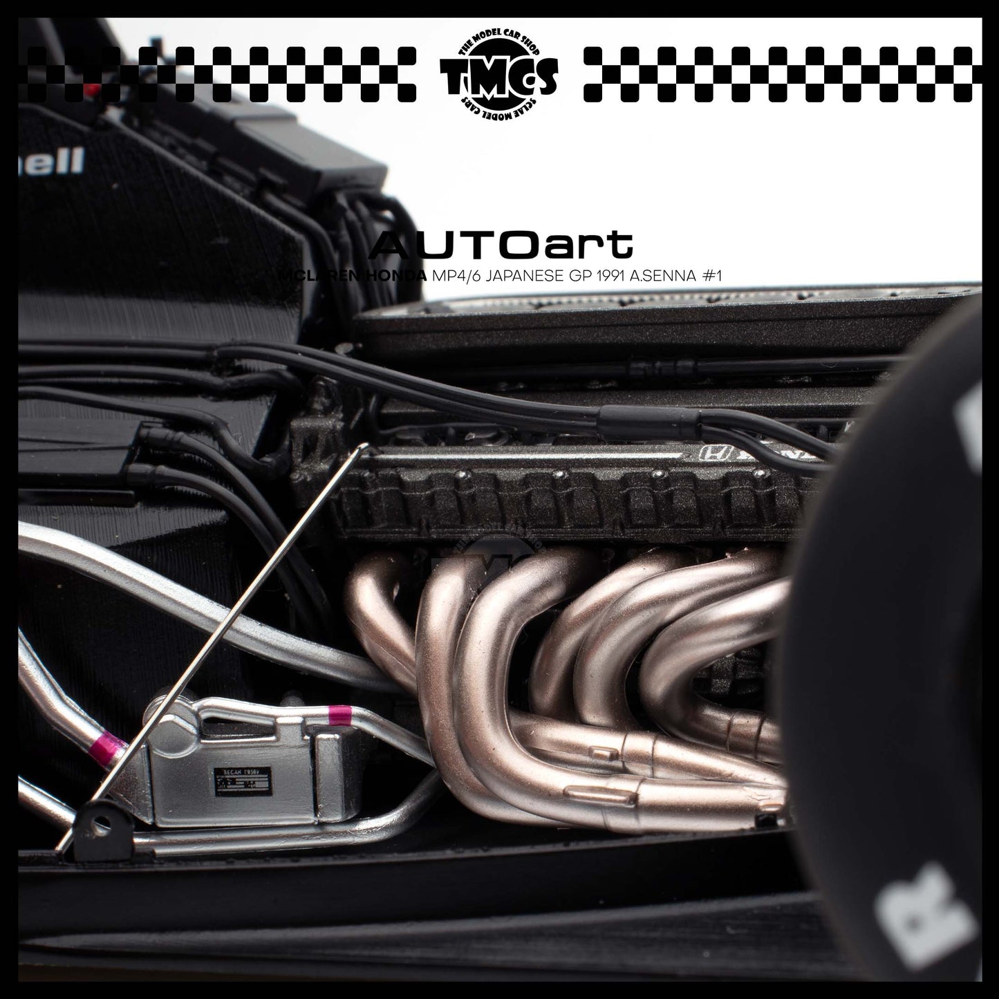 [Auto Art] Mclaren Honda MP4/6 Japanese GP 1991 A.Senna #1 (With Mclaren Logo)