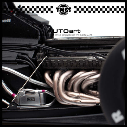 [Auto Art] Mclaren Honda MP4/6 Japanese GP 1991 A.Senna #1 (With Mclaren Logo)