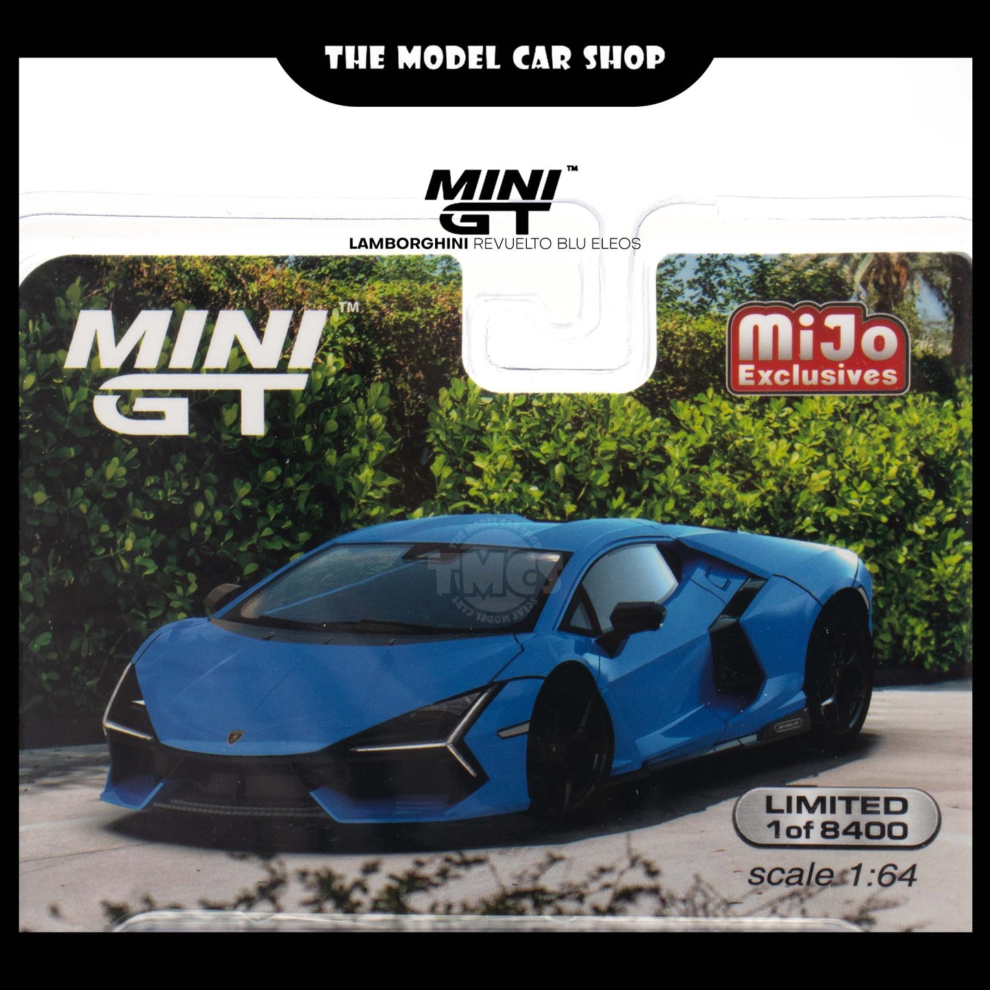 MINI GT] Lamborghini Revuelto Blu Eleos Blister Packaging