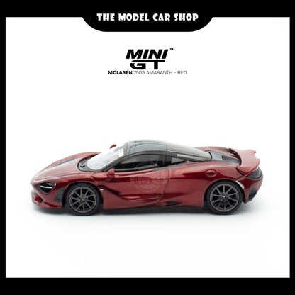 [MINI GT] McLaren 750S Amaranth - Red