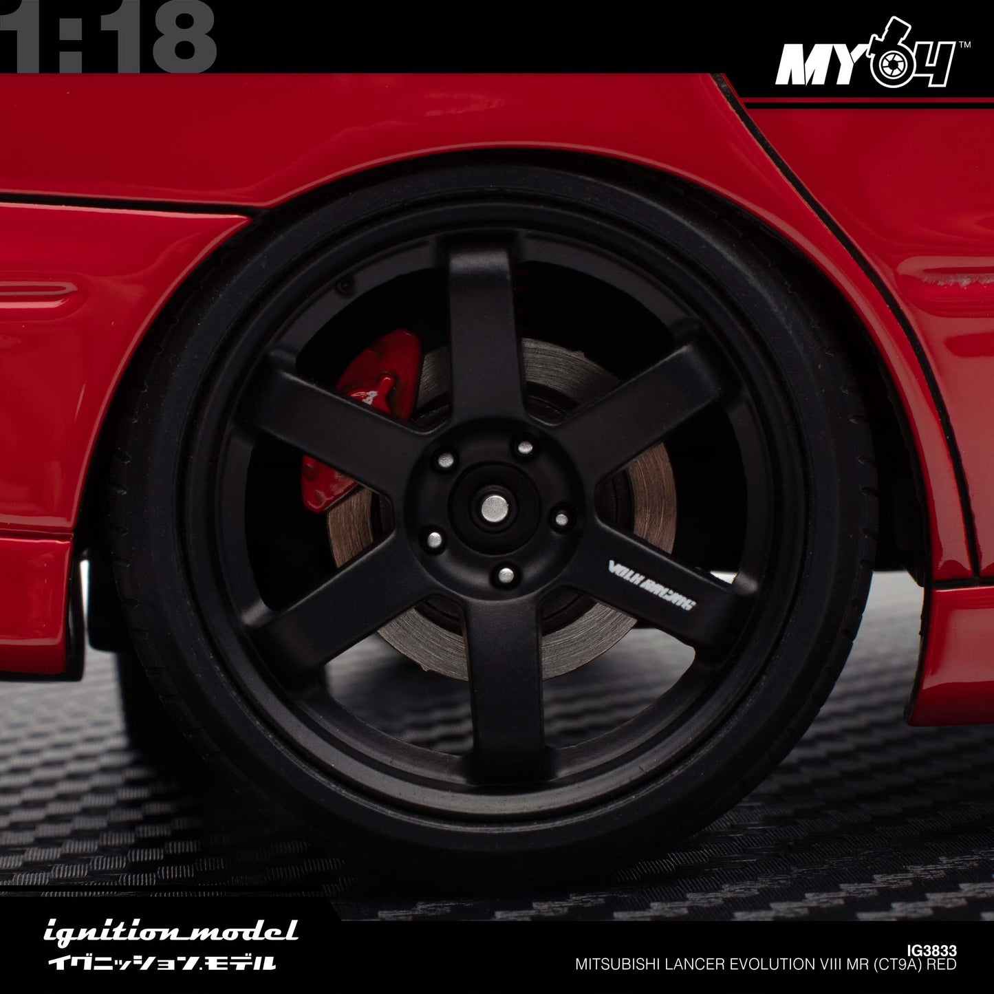 [Ignition Model] 1:18 Mitsubishi Lancer Evolution VIII MR (CT9A) - Red