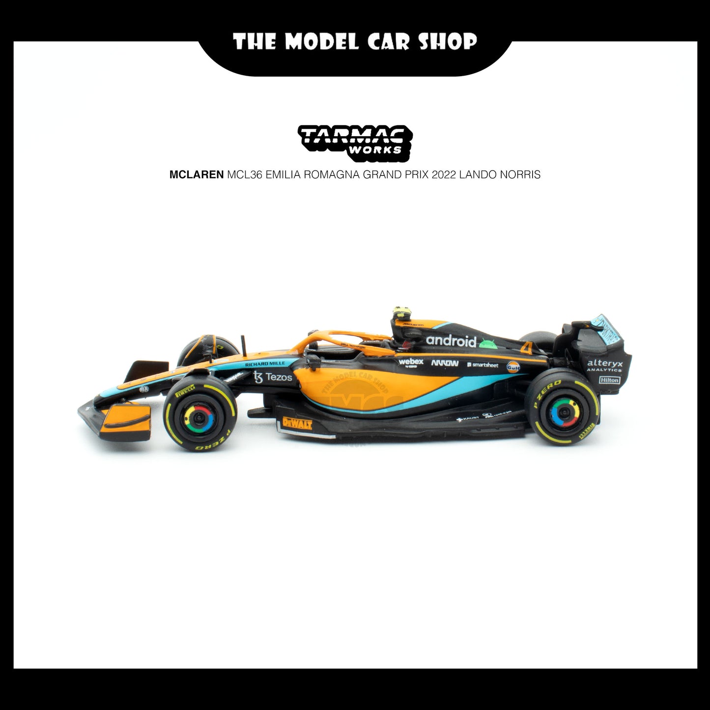 [Tarmac Works] McLaren MCL36 Emilia Romagna Grand Prix 2022 Lando Norris