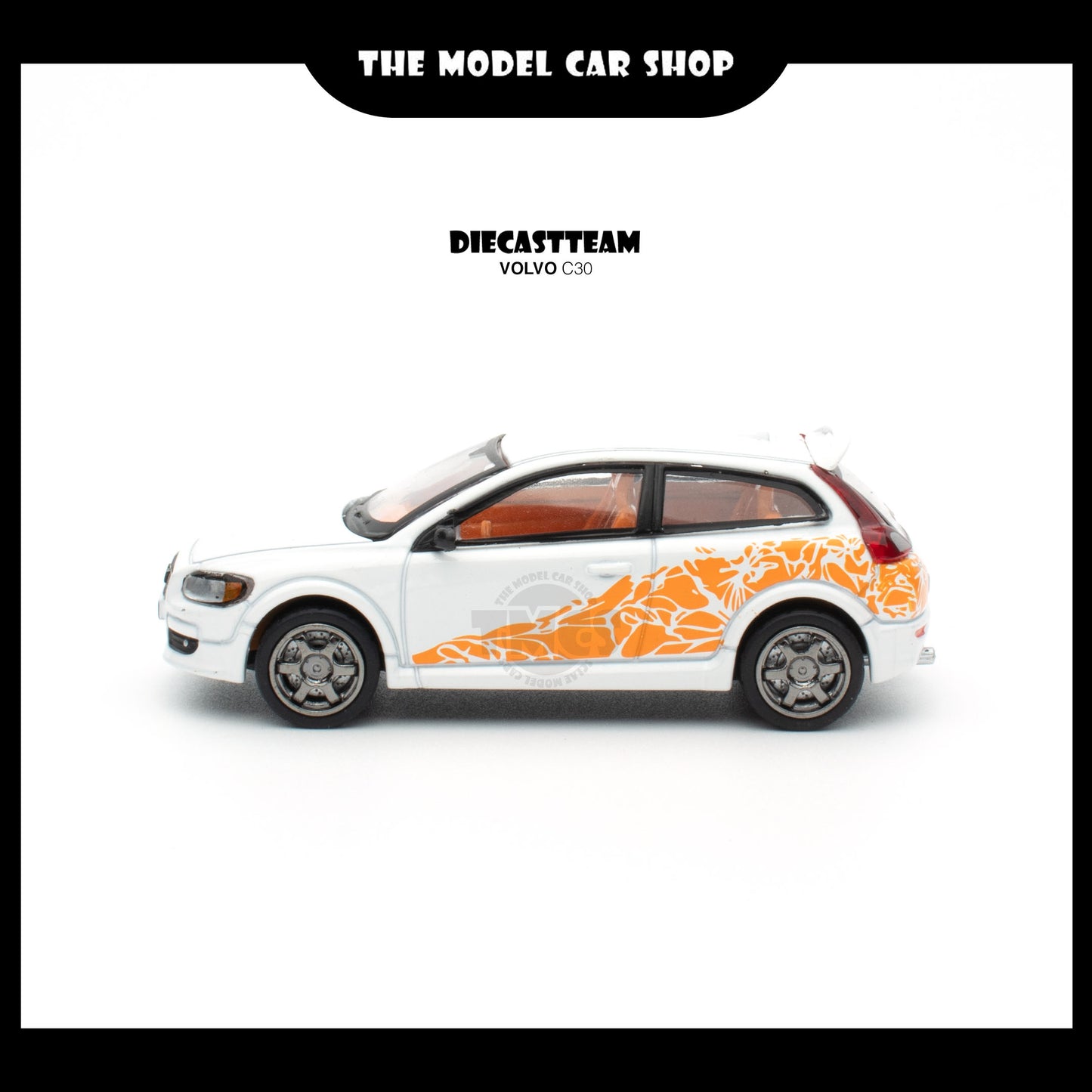 [DCT] Volvo C30 - White with Orange Decal