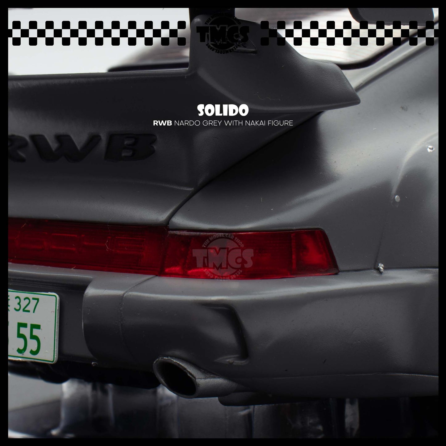[Solido] 1:18 RWB Nardo Grey with Nakai Figure