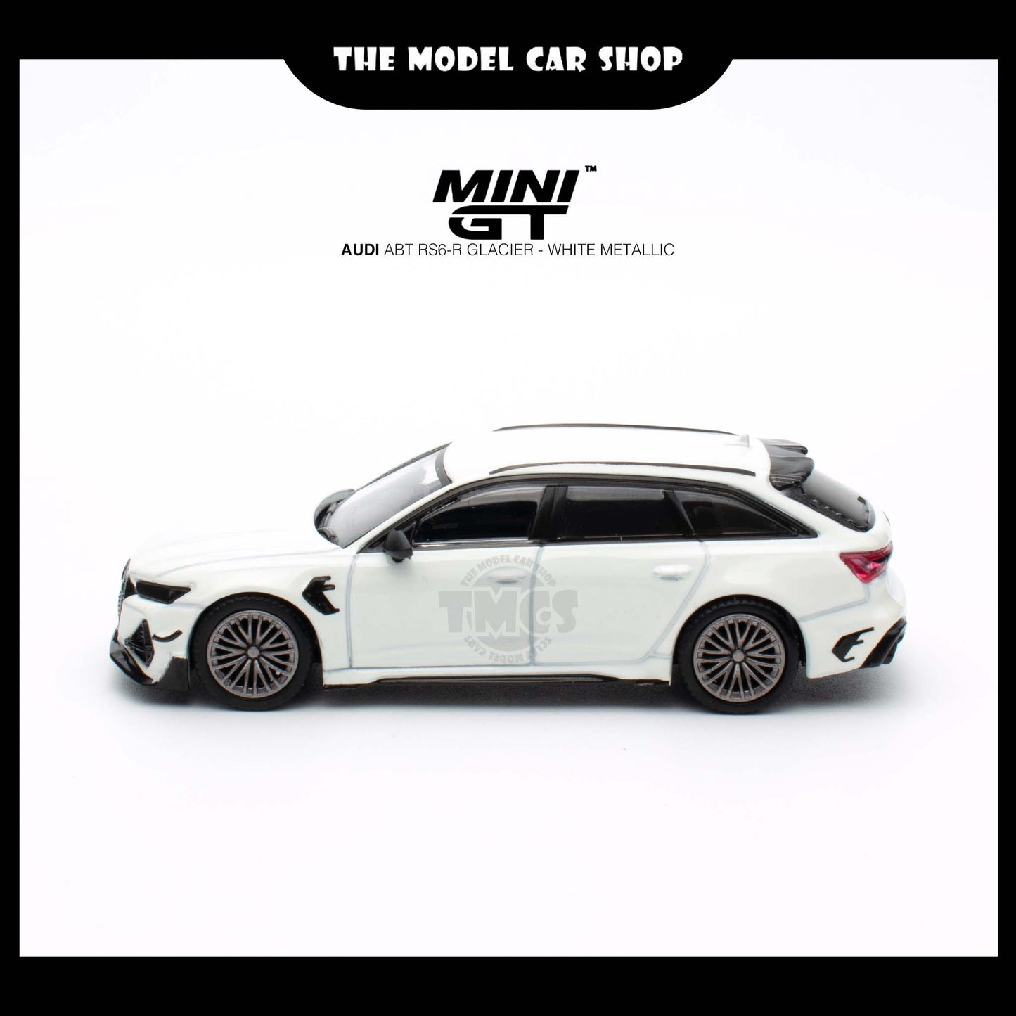 [MINI GT] Audi ABT RS6-R Glacier - White Metallic