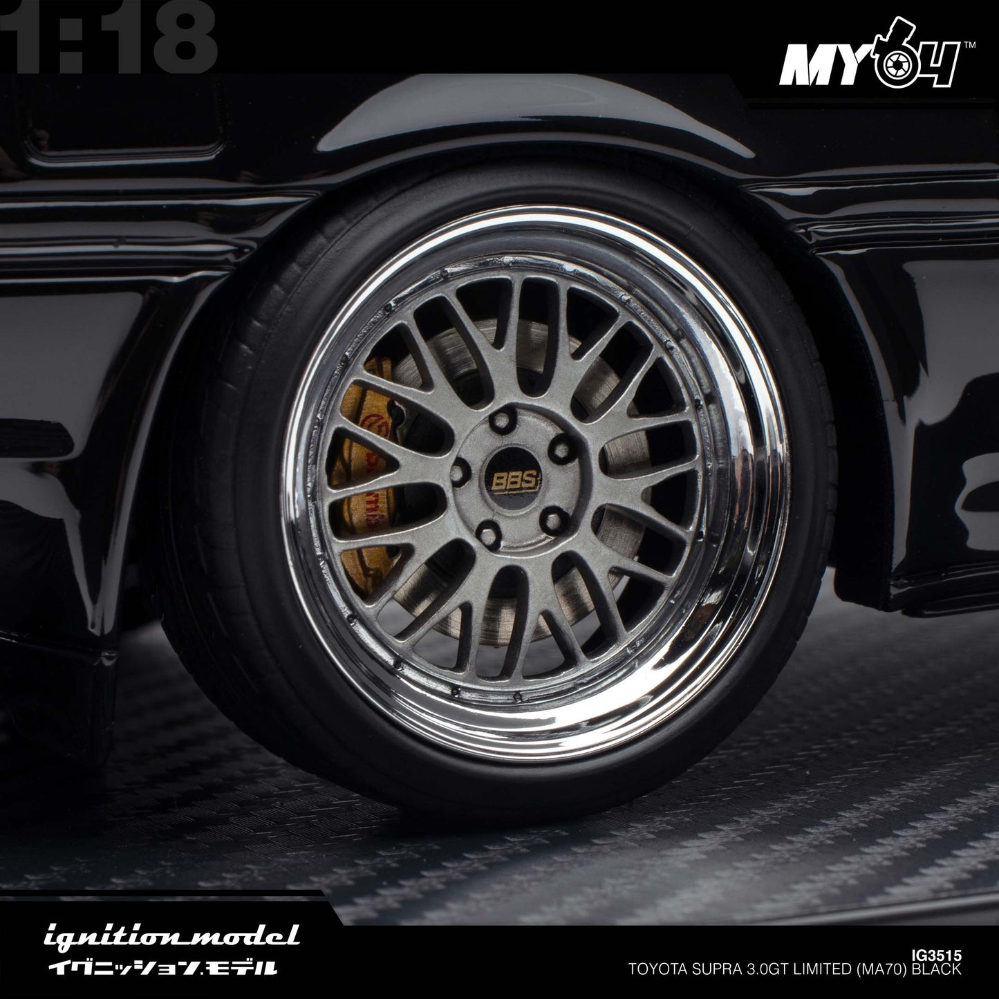 [Ignition Model] Toyota Supra 3.0GT Limited (MA70) - Black