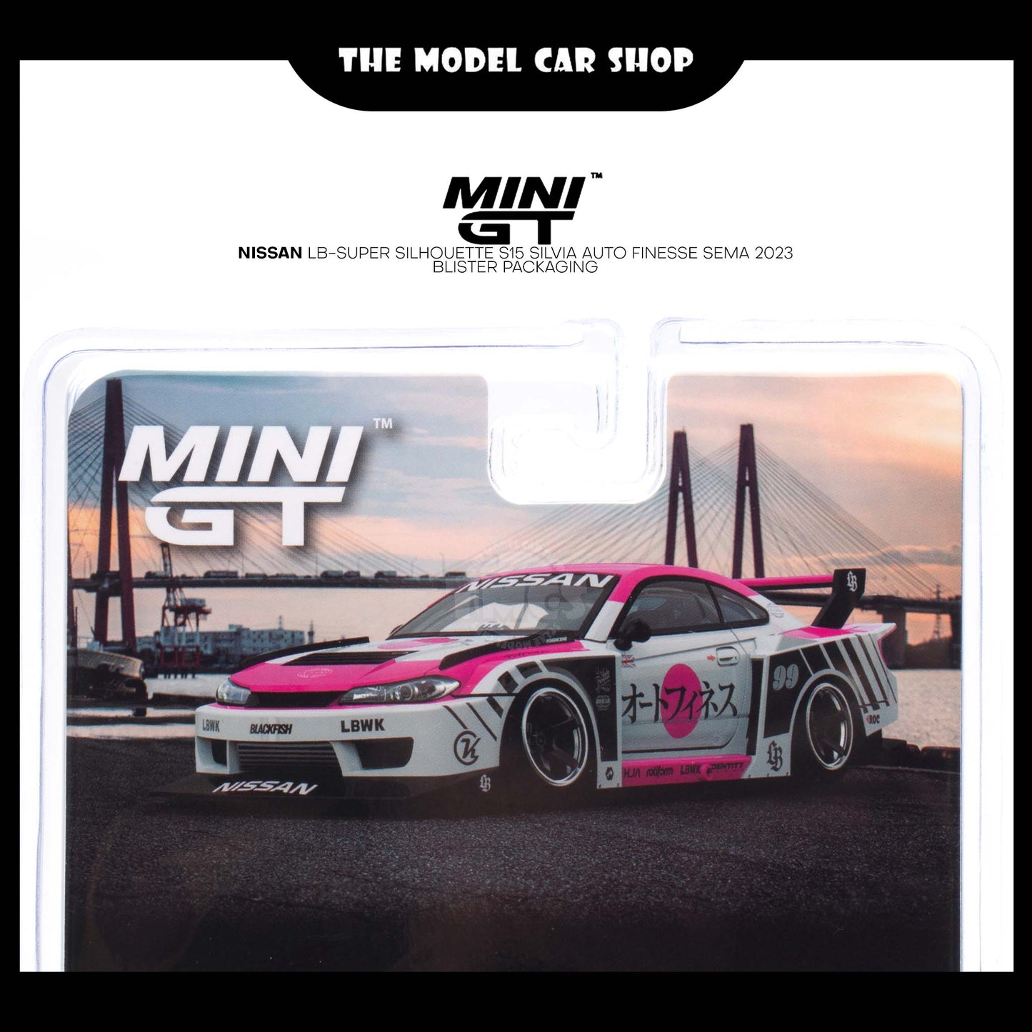 [MINI GT] Nissan LB-Super Silhouette S15 SILVIA Auto Finesse SEMA 2023