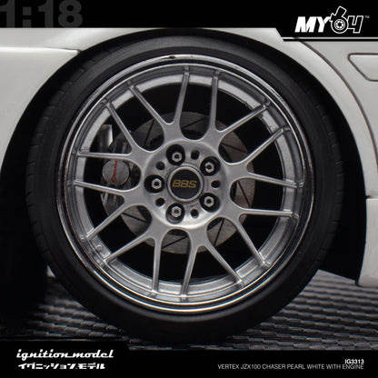 [Ignition Model] Vertex JZX100 Chaser - Pearl White With Engine