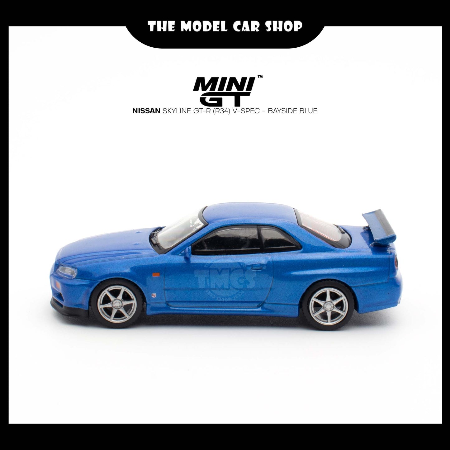 [MINI GT] Nissan Skyline GT-R (R34) V-Spec - Bayside Blue