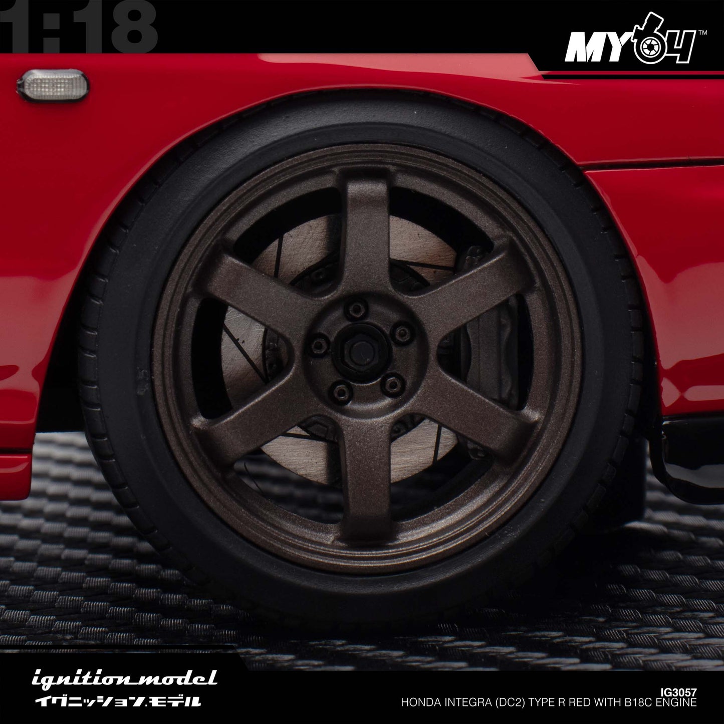 [Ignition Model] Honda Integra (DC2) Type R Red With B18C Engine