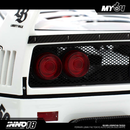 [INNO18]  Ferrari LBWK F40 Tokyo Auto Salon 2023 - White