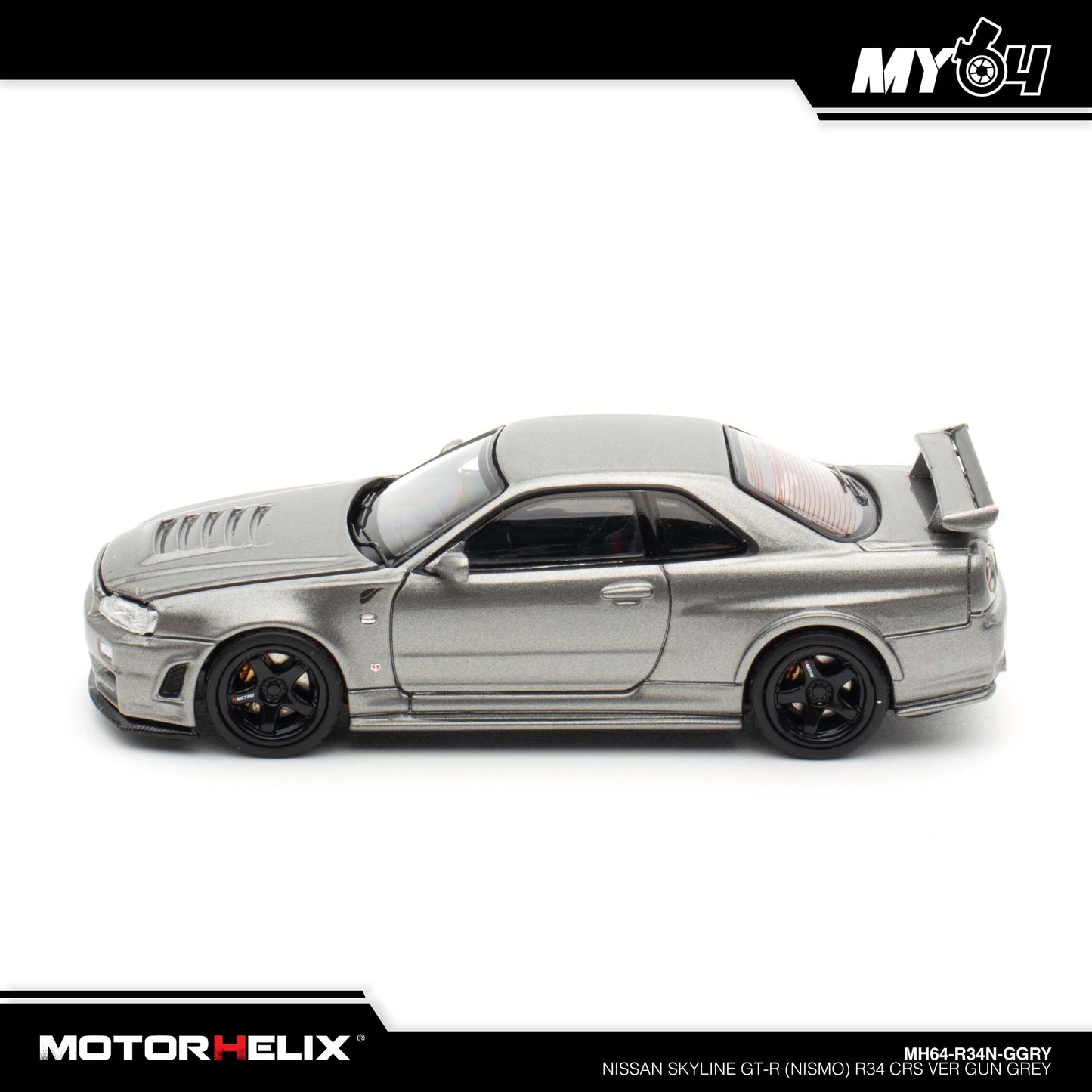 [Motorhelix] Nissan Skyline GT-R (Nismo) R34 CRS VER - Gun Grey