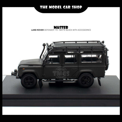 [Master] Land Rover Defender 110 - Matte Black with Accessories