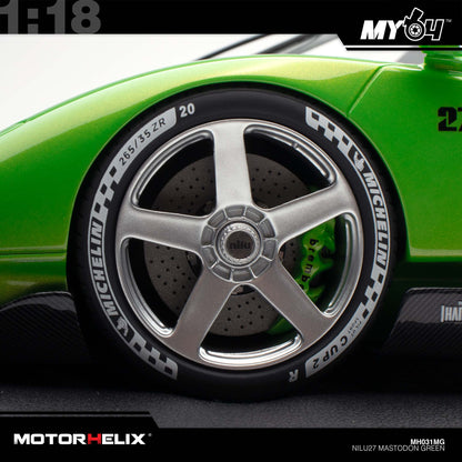 [Motorhelix] 1:18 Nilu - Mastodon Green