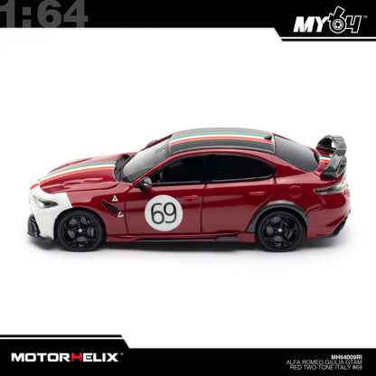 [Motorhelix] Alfa Romeo Giulia GTAm - Red Two-Tone/Italy