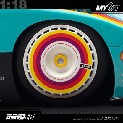 [INNO18] 1:18 Mazda RX7 (FD3S) LB-Super Silhouette - Green