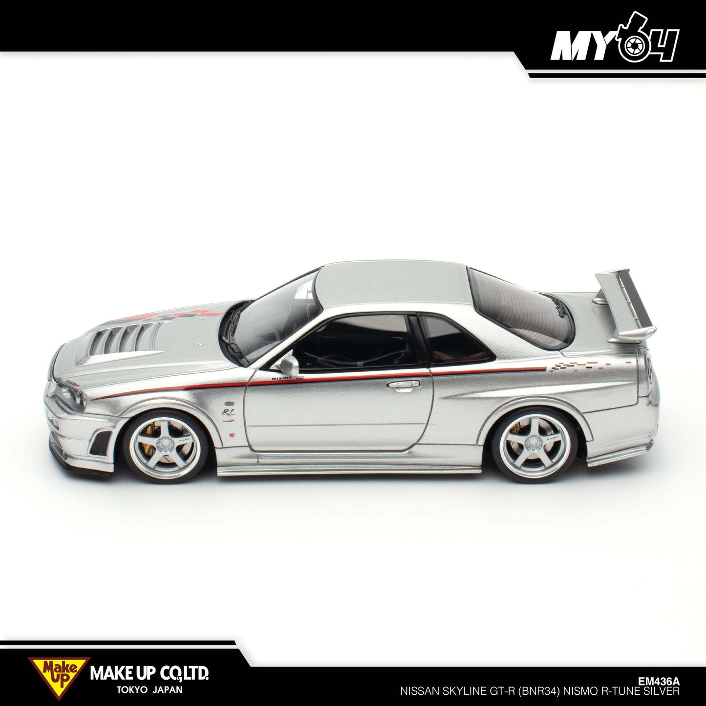 [Make Up] Nissan Skyline GT-R (BNR34) NISMO R-Tune - Silver