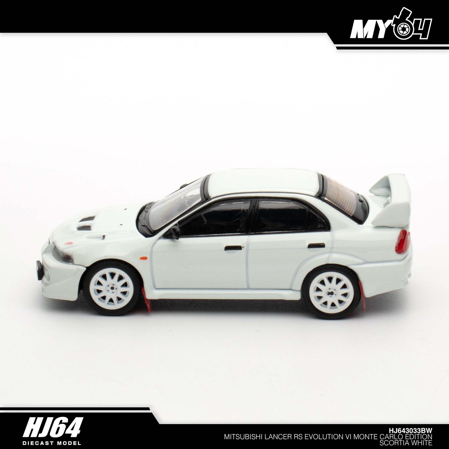 [Hobby Japan] Mitsubishi Lancer RS Evolution 6 Monte Carlo Edition - Scortia White