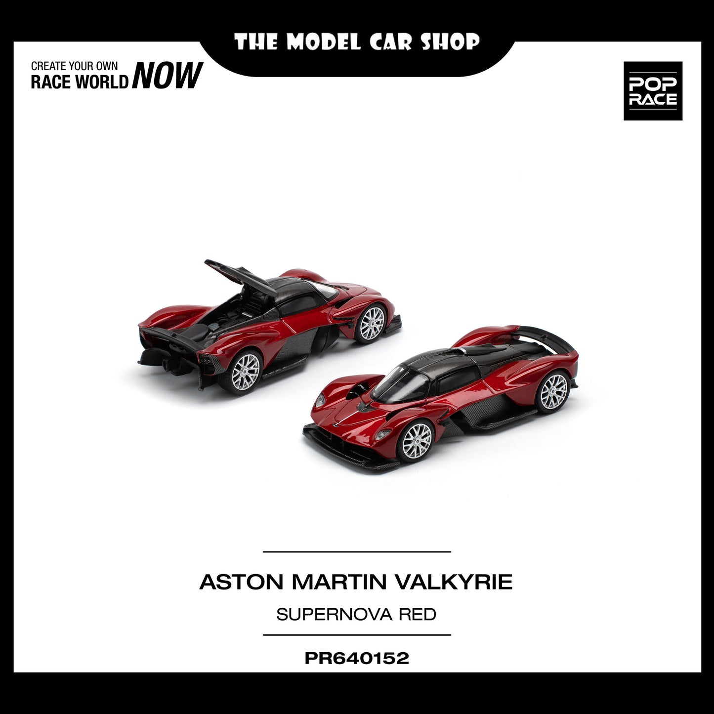 [Pop Race] Aston Martin Valkyrie - Supernova Red