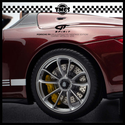 [GT Spirit] 1:18 Porsche 911 (991.2) Speedster "Heritage Edition" - Cherry Metallic 2019