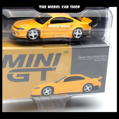 [MINI GT] Nissan Silvia (S15) Rocket Bunny - Bronze Yellow (Mijo Exclusive)