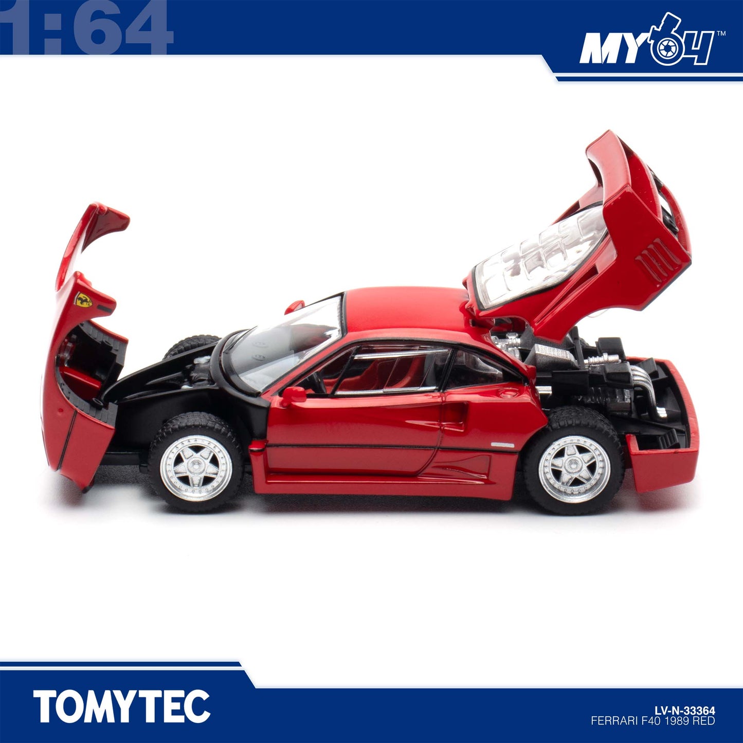 [TLVN] 1:64 Ferrari F40 1989 - Red
