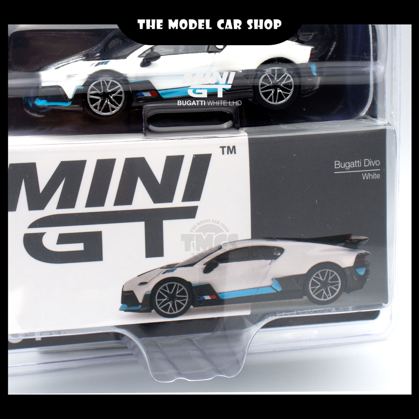 [MINI GT] Bugatti Divo - White (Mijo Exclusive)