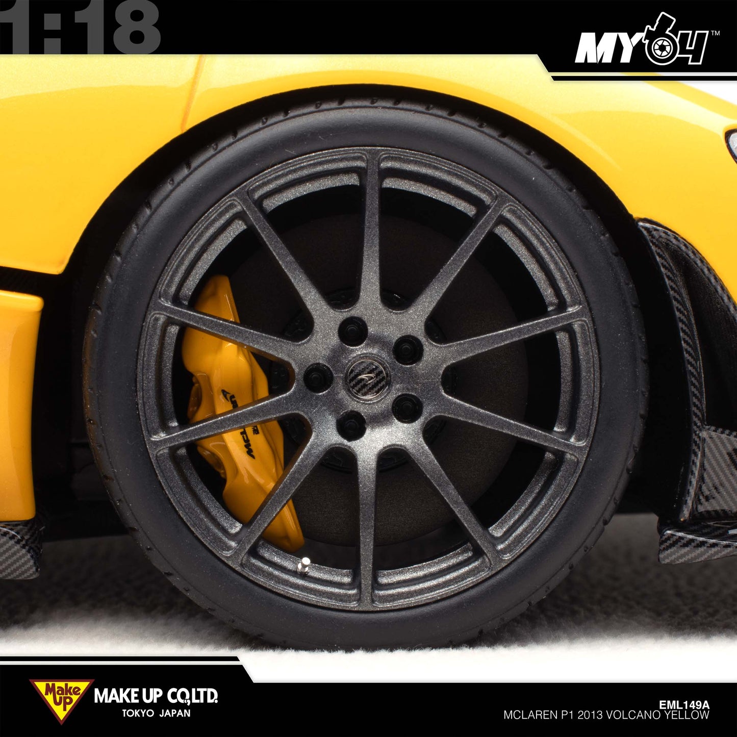 [Make Up] 1:18 Edilion Mclaren P1 2013 - Volcano Yellow