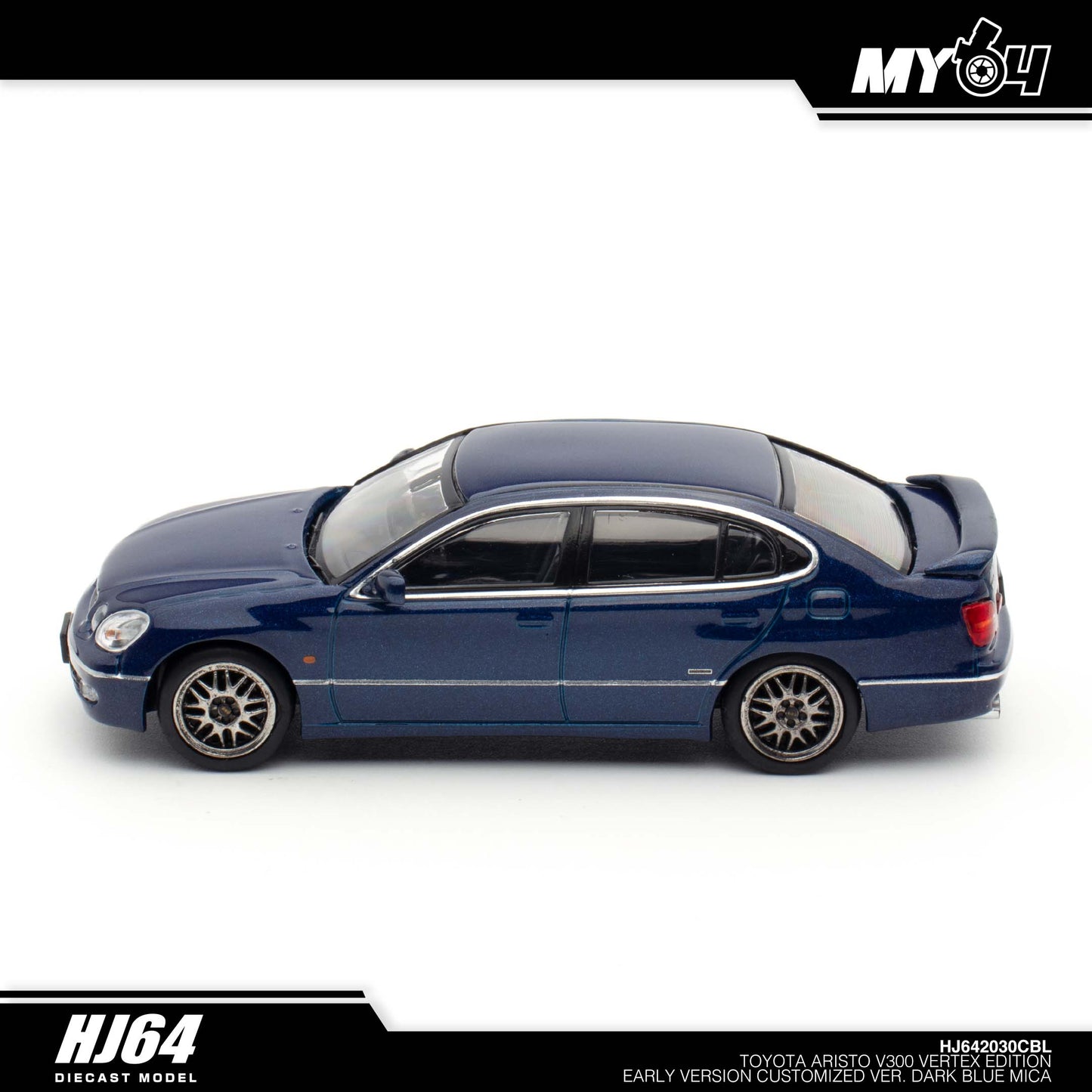 [Hobby Japan] Toyota Aristo V300 Vertex Edition Early Version Customized Version - Dark Blue Mica