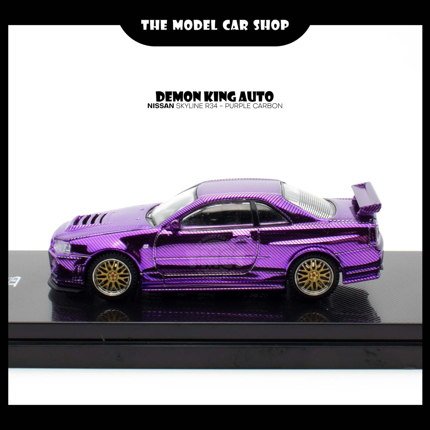 [Demon King Auto] Nissan Skyline R34 - Purple Carbon